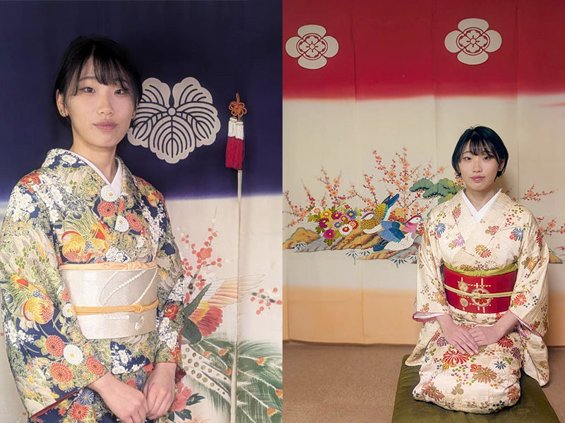 正絹（シルク）名古屋帯コース　イメージ写真